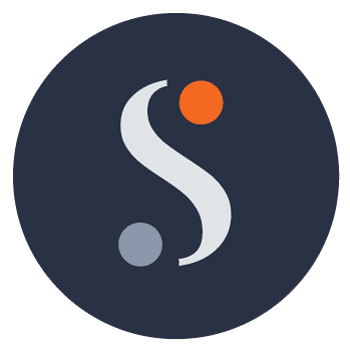 S icon in blue circle