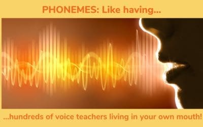 PHONEMES – Like having hundreds of Voice Teachers Living in Your Own Mouth!