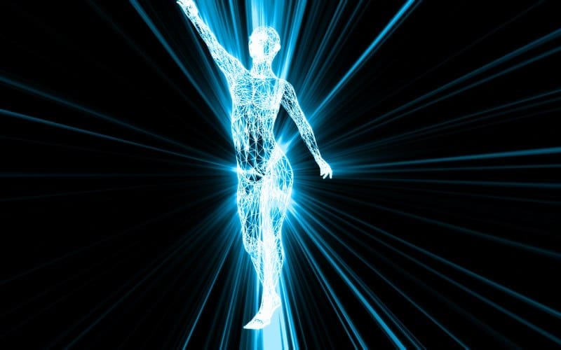 A human hologram shows how the whole body and self is interconnected.